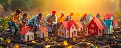 Invierte en bienes ra'ices con poco capital